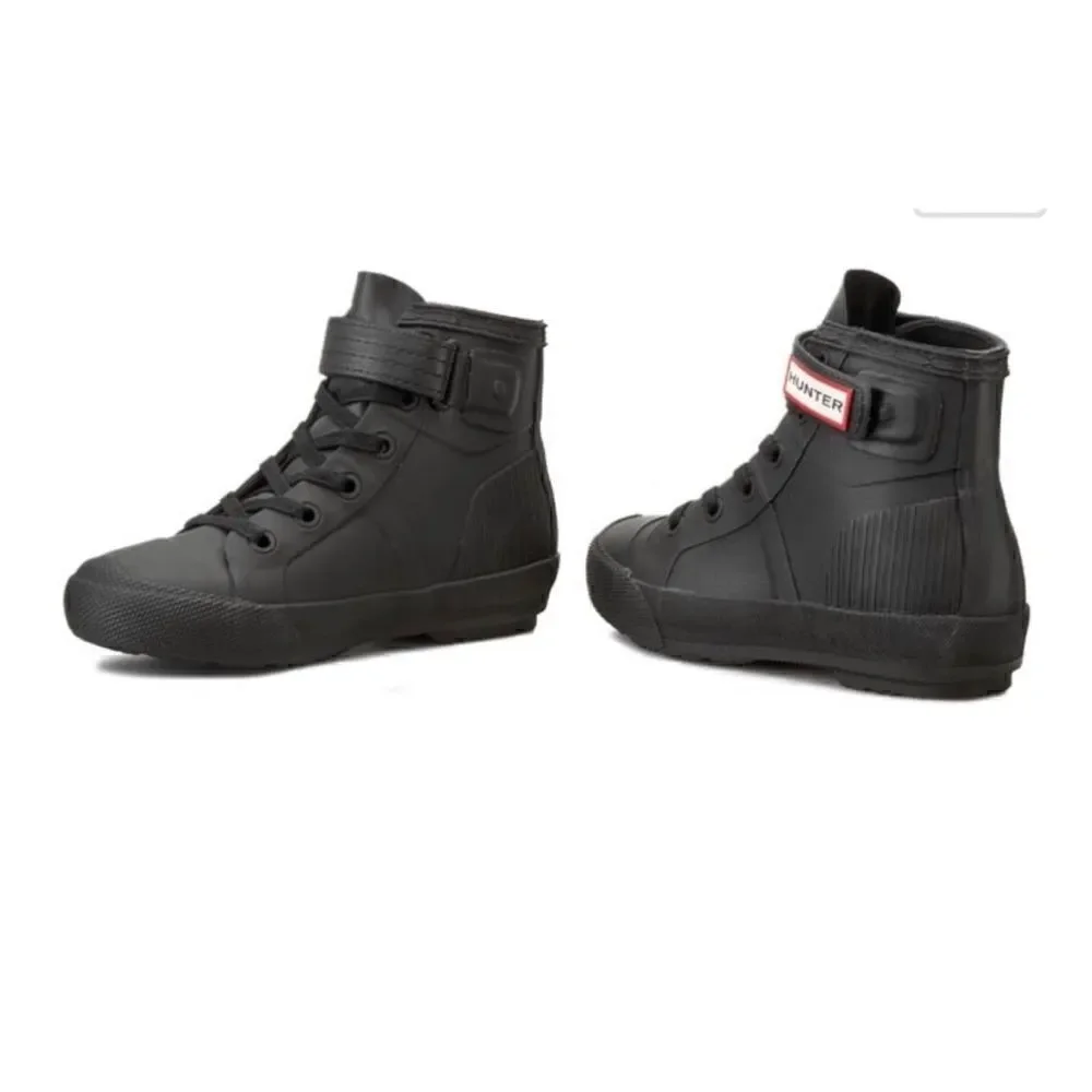 Sneakers HUNTER - Womens Original Hi- Top WFK1004RMA Black size 7